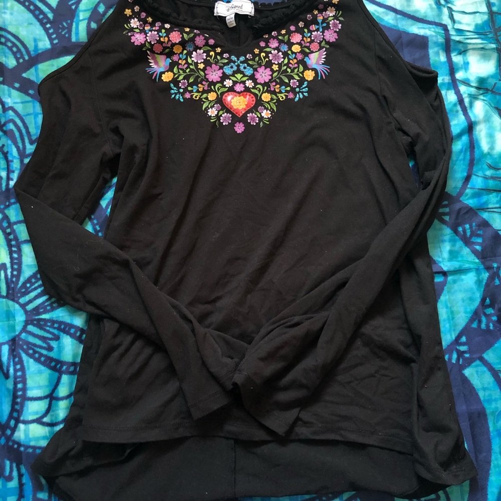 Disney signed black shirt